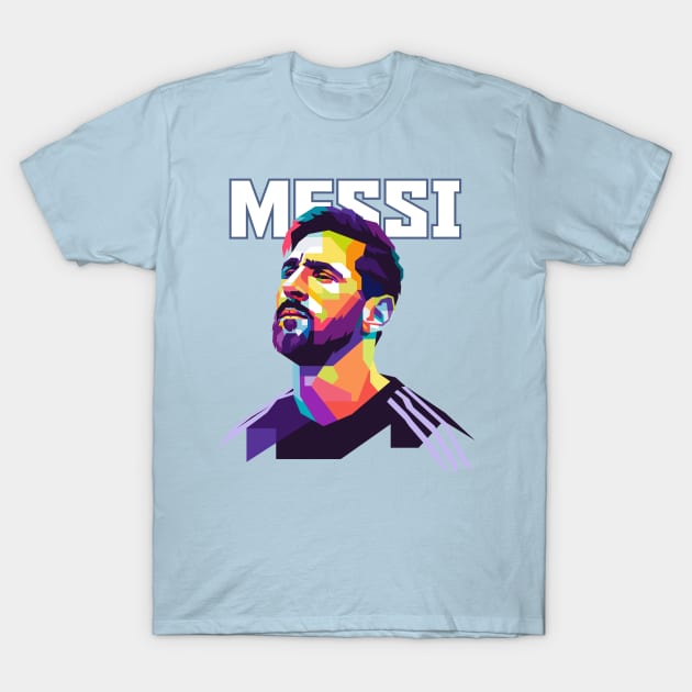 GOAT Messi T-Shirt by Martincreative